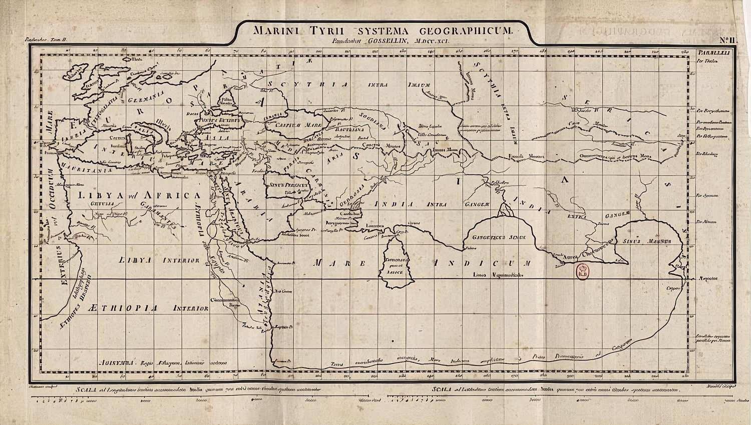 Sistema geográfico de Marino de Tiro